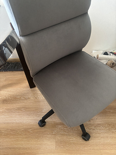 Компьютерное кресло Benefit флок бежевый 7 фото покупателя 44