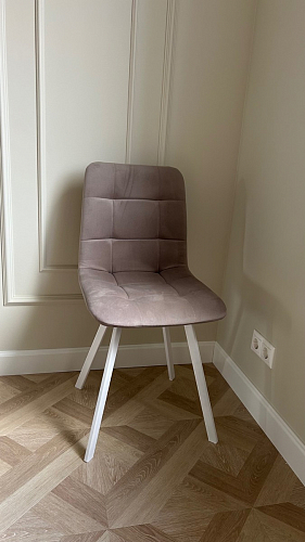 Стул на металлокаркасе Чилли К черный / зеленый фото покупателя 225