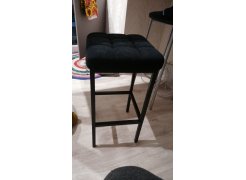 Барный стул Лофт кожзам d1 / черный матовый фото покупателя 195