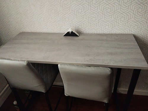 Барная стойка Дилан Лофт 120х50х90 бетон фото покупателя 164