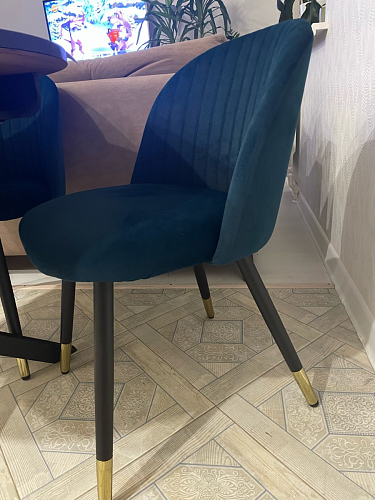 Стул на металлокаркасе Gabi 1 light purple / black фото покупателя 939