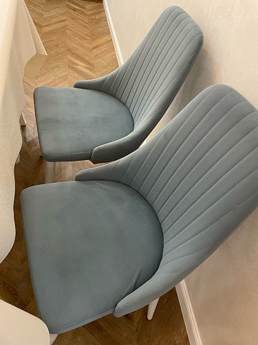 Стул на металлокаркасе Kora green / black фото покупателя 238