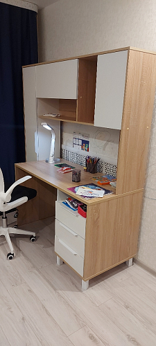 Компьютерный стол Комфорт 12.95 N дуб сонома / темно-серый фото покупателя 7