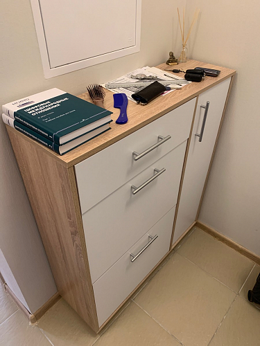 Обувница ТП-4 дуб сонома / белый фото покупателя 35