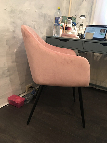 Стул на металлокаркасе Slam розовый фото покупателя 17