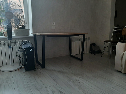 Стол раскладной Лота Лофт 120 25 мм юта / черный матовый фото покупателя 261