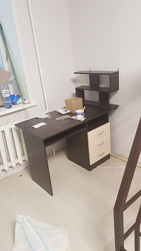 Стол письменный Бриз МДФ волна лайм / ясень светлый фото покупателя 47