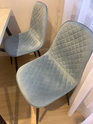 Стул на металлокаркасе Capri dark beige / white фото покупателя 83