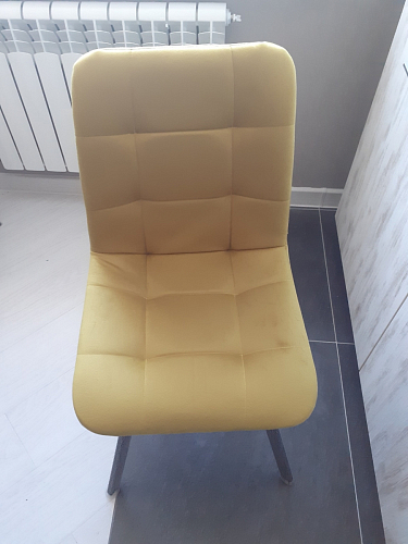 Стул на металлокаркасе Чилли зеленый / черный фото покупателя 1170