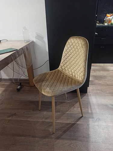 Стул на металлокаркасе Capri blue / white фото покупателя 23