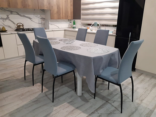 Стул на металлокаркасе Tod light purple / light blue / black фото покупателя 56