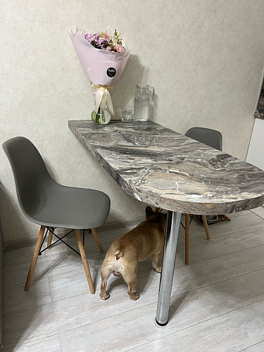 Пластиковый стул Eames PC-015 желтый фото покупателя 52