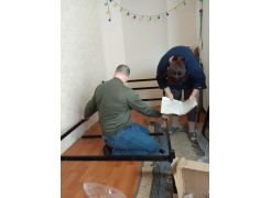 Односпальная кровать Фади 80х200 черная фото покупателя 982