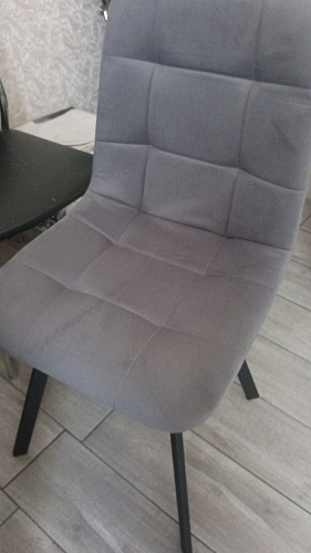 Стул на металлокаркасе Чилли К кирпичный / черный фото покупателя 488