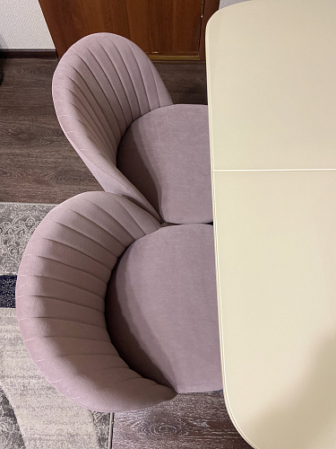 Стул на металлокаркасе Gabi latte / gold / black фото покупателя 982