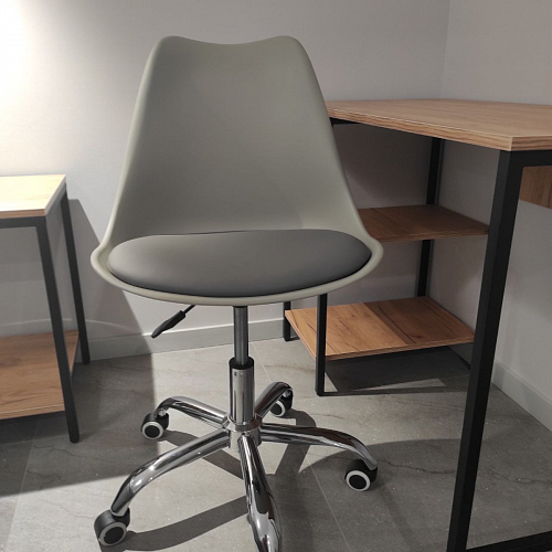 Компьютерное кресло Kolin с подушкой clear / white фото покупателя 443