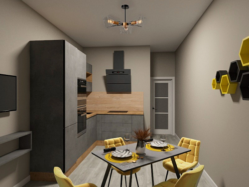 Комплект стульев Чилли 4 шт темно-серый / черный фото покупателя 575