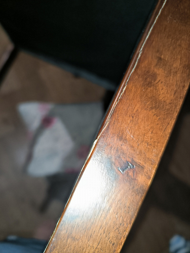 Стул Amelia dark walnut / fabric purple фото покупателя 6