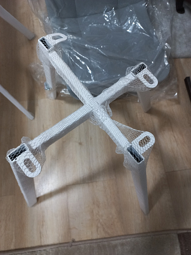 Стул на металлокаркасе Чилли бирюзовый / белый фото покупателя 1343