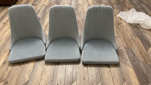 Стул на металлокаркасе Kora white / gray фото покупателя 312