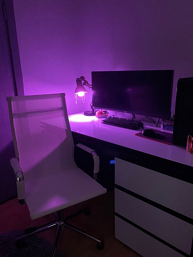 Компьютерное кресло Reus белая сетка / хром фото покупателя 32