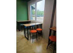 Полубарный стул Гангток катания дасти блю / черный матовый фото покупателя 2