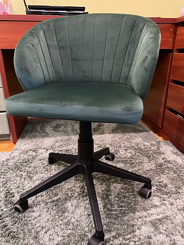 Компьютерное кресло Пард / Кресло AV 308/238 черный каркас черный велюр (california 999) фото покупателя 158
