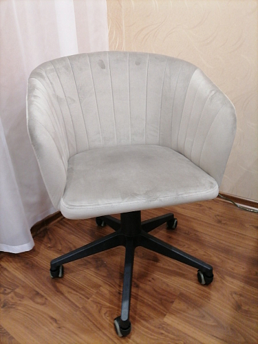 Компьютерное кресло Тибо светло-коричневый / белый фото покупателя 120