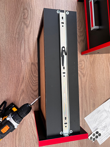 Тумба Ханна черная / красная - Уцененный экземпляр фото покупателя 13