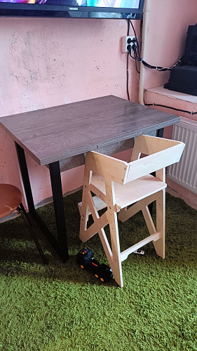 Стол Форли бетон / черный матовый фото покупателя 14