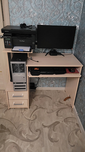 Компьютерный стол Джаз-24 левый дуб сонома фото покупателя 130