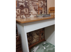 Письменный стол Сантия 120 дуб вотан / белый фото покупателя 14