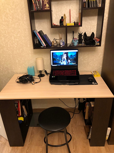 Письменный стол СПм-15 бетон фото покупателя 7