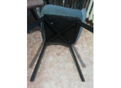 Стул на металлокаркасе Челси латте / черный фото покупателя 183