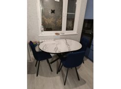 Стул на металлокаркасе Чилли черный фото покупателя 574