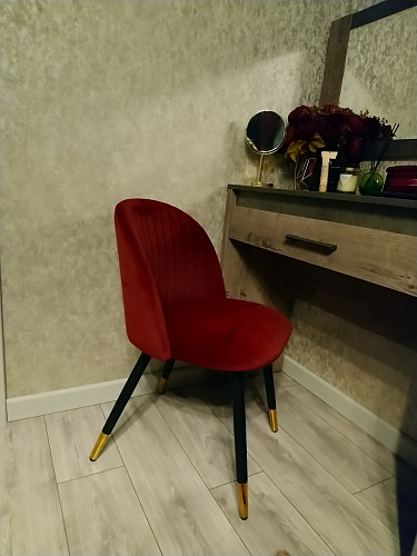 Стул на металлокаркасе Gabi green / black / silver фото покупателя 254