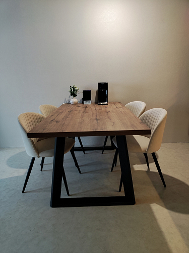 Стул на металлокаркасе Gabi latte / gold / black фото покупателя 415