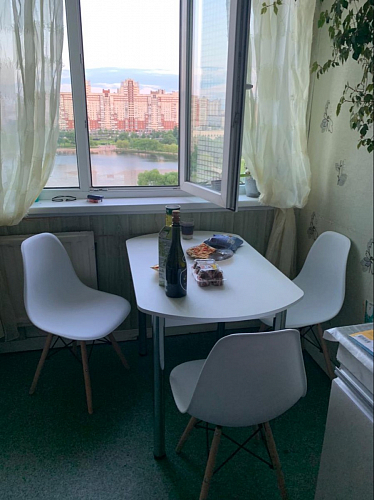 Пластиковый стул Eames PC-015 серо-голубой / дерево фото покупателя 231