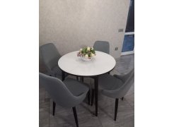 Стул на металлокаркасе Kora gray / black фото покупателя 152