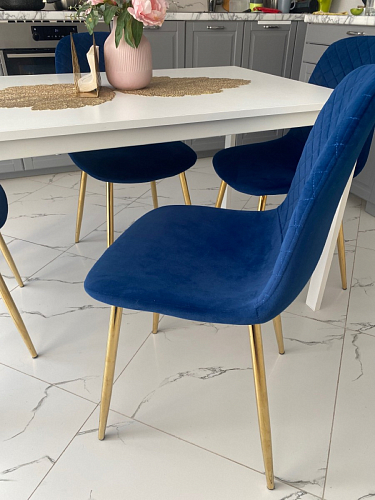 Стул на металлокаркасе Dabl 01 champagne / gold фото покупателя 4