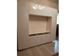 Готовая гостиная Румба белый / белый глянец  - Уцененный экземпляр фото покупателя 1