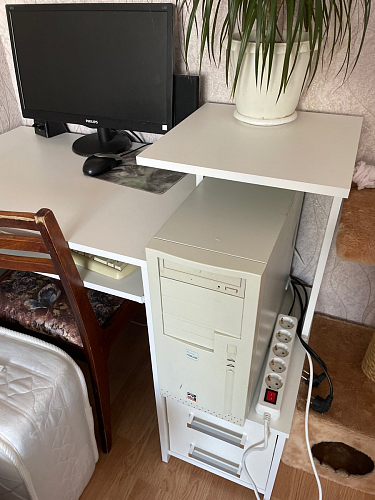 Компьютерный стол Джаз-24 левый дуб молочный фото покупателя 187