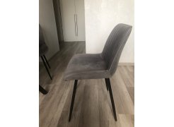 Стул на металлокаркасе Вейв темно-серый / черный фото покупателя 256