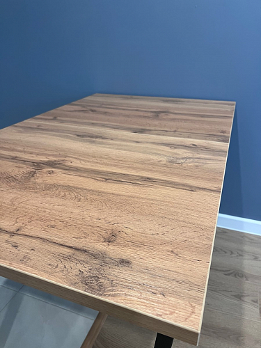 Деревянный стол Лота Лофт 140х80 дуб крафт табачный / черный матовый фото покупателя 727