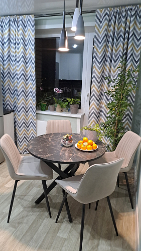 Комплект стульев Вейв 4 шт светло-серый / черный фото покупателя 278