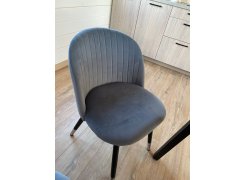 Стул на металлокаркасе Gabi blue / black фото покупателя 317