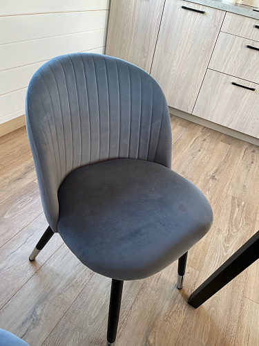 Стул на металлокаркасе Gabi wine red / black фото покупателя 318