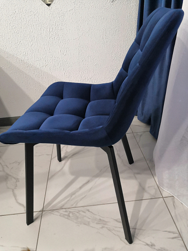 Стул на металлокаркасе Челси К бирюзовый / черный фото покупателя 153