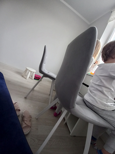 Стул на металлокаркасе Чилли зеленый / черный фото покупателя 1431