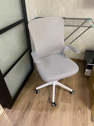 Компьютерное кресло Konfi light gray / blue / white фото покупателя 124